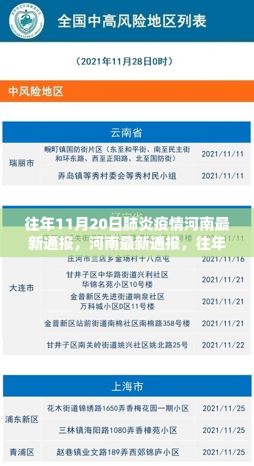 河南历年11月20日肺炎疫情最新通报与防控要点解析