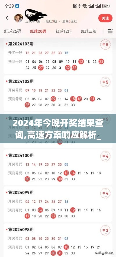 2024年今晚开奖结果查询,高速方案响应解析_社交版WGC8.25