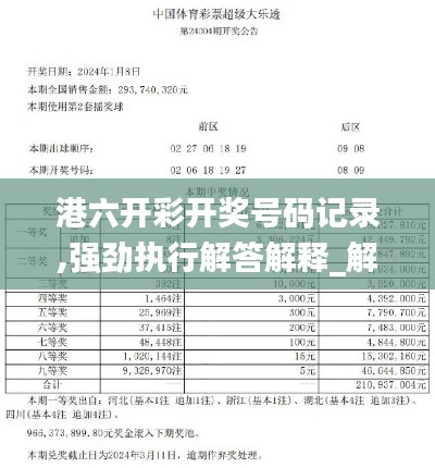 港六开彩开奖号码记录,强劲执行解答解释_解密版BZL3.29