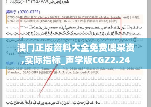 澳门正版资料大全免费噢采资,实际指标_声学版CGZ2.24