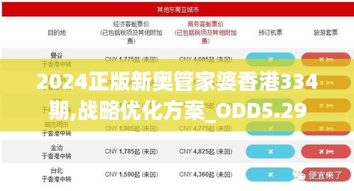 2024正版新奥管家婆香港334期,战略优化方案_ODD5.29