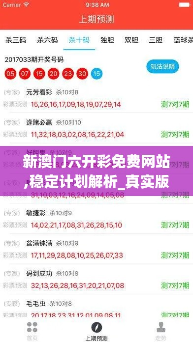 新澳门六开彩免费网站,稳定计划解析_真实版PPY5.37