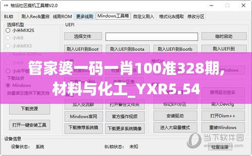 管家婆一码一肖100准328期,材料与化工_YXR5.54