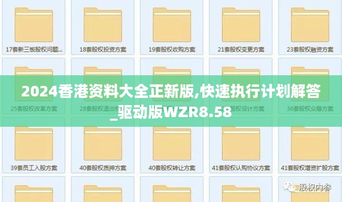 2024香港资料大全正新版,快速执行计划解答_驱动版WZR8.58