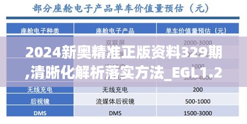 2024新奥精准正版资料329期,清晰化解析落实方法_EGL1.24