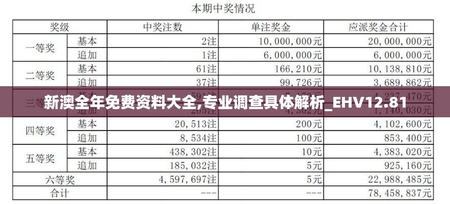 新澳全年免费资料大全,专业调查具体解析_EHV12.81