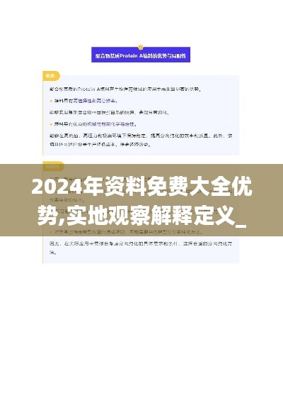 2024年资料免费大全优势,实地观察解释定义_JDR12.23