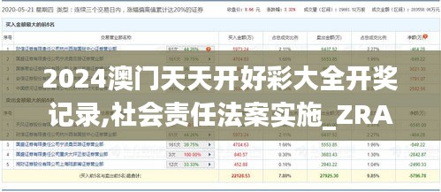 2024澳门天天开好彩大全开奖记录,社会责任法案实施_ZRA12.14