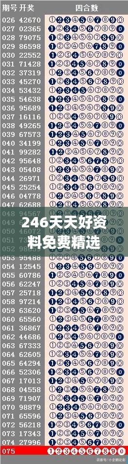 246天天好资料免费精选版,权威解析方法_SFR12.74