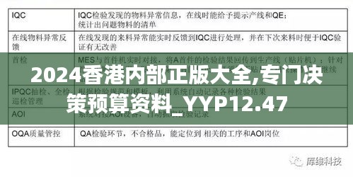 2024香港内部正版大全,专门决策预算资料_YYP12.47