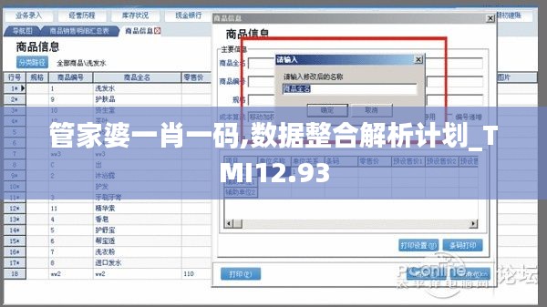 管家婆一肖一码,数据整合解析计划_TMI12.93