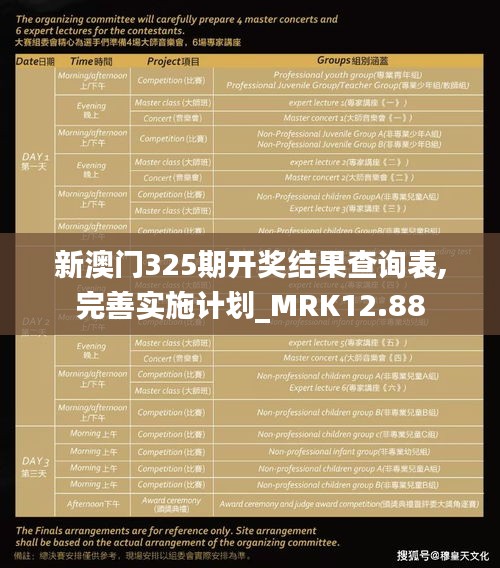 新澳门325期开奖结果查询表,完善实施计划_MRK12.88