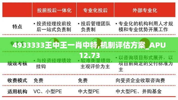 4933333王中王一肖中特,机制评估方案_APU12.73