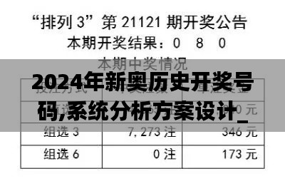 2024年新奥历史开奖号码,系统分析方案设计_SGH12.26