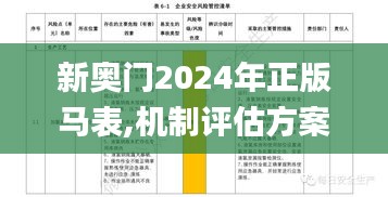 新奥门2024年正版马表,机制评估方案_PAO12.99