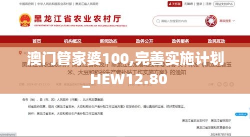 澳门管家婆100,完善实施计划_HEW12.80