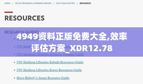 4949资料正版免费大全,效率评估方案_XDR12.78