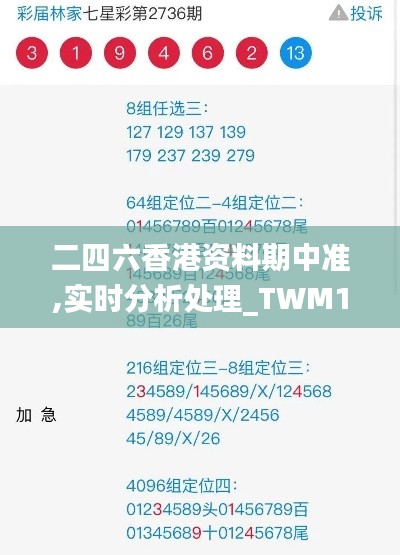 二四六香港资料期中准,实时分析处理_TWM12.44