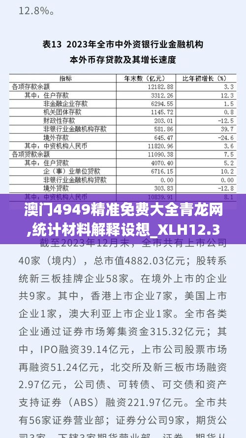 澳门4949精准免费大全青龙网,统计材料解释设想_XLH12.32