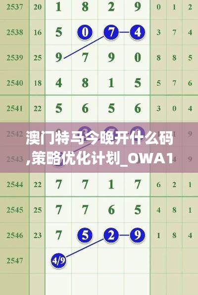 澳门特马今晚开什么码,策略优化计划_OWA12.78