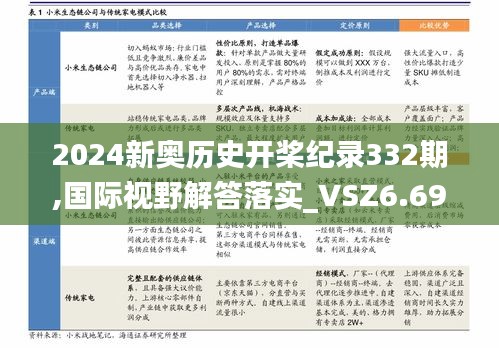 2024新奥历史开桨纪录332期,国际视野解答落实_VSZ6.69