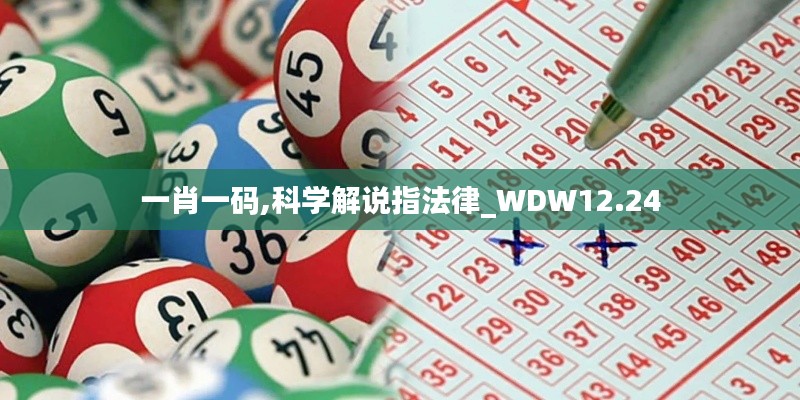 一肖一码,科学解说指法律_WDW12.24