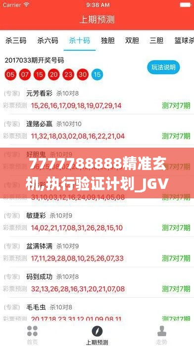 7777788888精准玄机,执行验证计划_JGV12.55