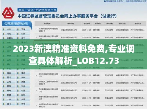 2023新澳精准资料免费,专业调查具体解析_LOB12.73