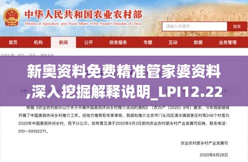 新奥资料免费精准管家婆资料,深入挖掘解释说明_LPI12.22