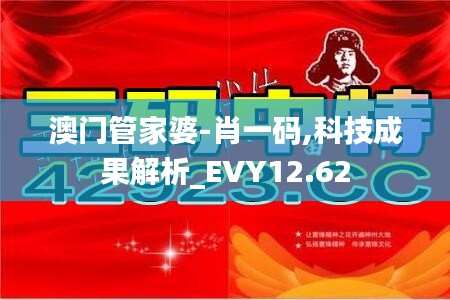 澳门管家婆-肖一码,科技成果解析_EVY12.62