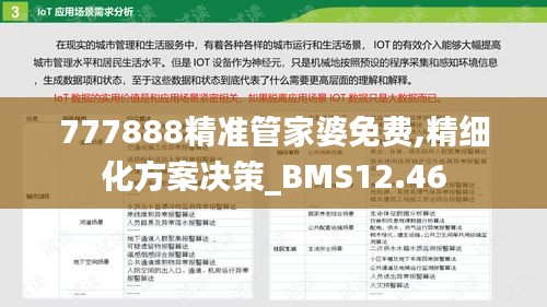 777888精准管家婆免费,精细化方案决策_BMS12.46