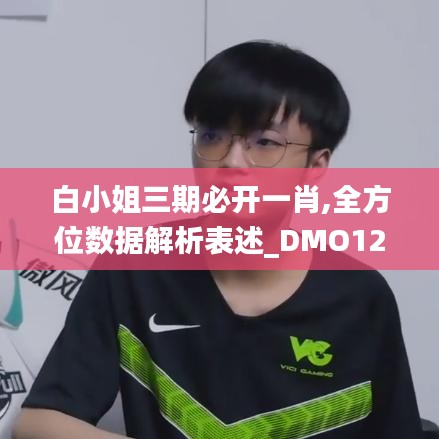 白小姐三期必开一肖,全方位数据解析表述_DMO12.72