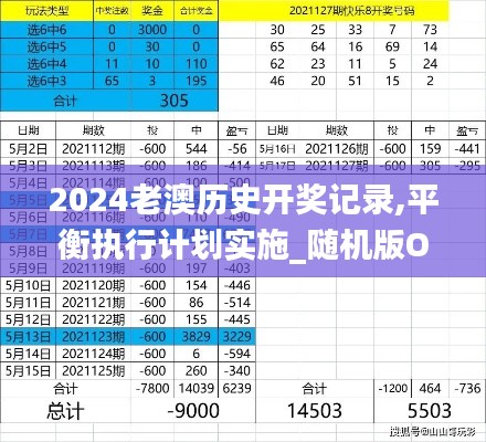 2024老澳历史开奖记录,平衡执行计划实施_随机版OJE5.27