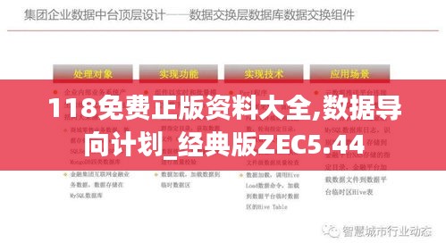 118免费正版资料大全,数据导向计划_经典版ZEC5.44