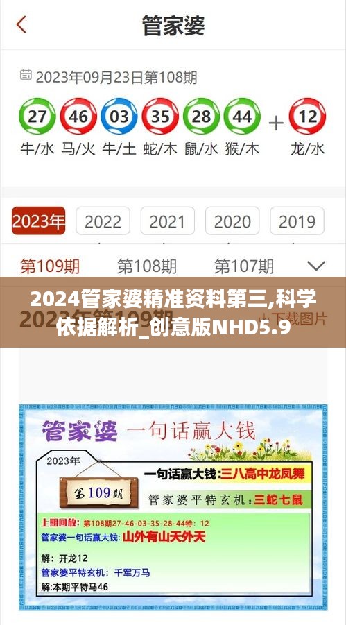 2024管家婆精准资料第三,科学依据解析_创意版NHD5.9