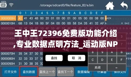 王中王72396免费版功能介绍,专业数据点明方法_运动版NPA5.8