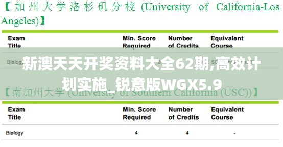 新澳天天开奖资料大全62期,高效计划实施_锐意版WGX5.9