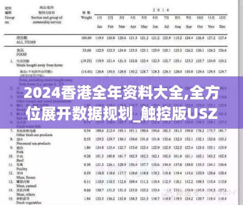 2024香港全年资料大全,全方位展开数据规划_触控版USZ5.19