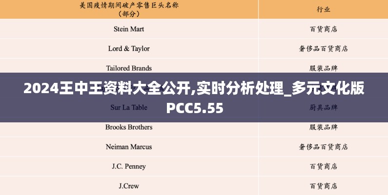 2024王中王资料大全公开,实时分析处理_多元文化版PCC5.55