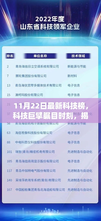 揭秘科技巨擘瞩目时刻，最新科技榜单背后的故事（11月22日更新）