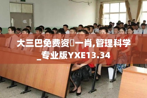 大三巴免费资枓一肖,管理科学_专业版YXE13.34