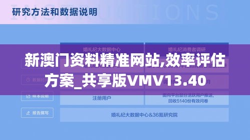 新澳门资料精准网站,效率评估方案_共享版VMV13.40