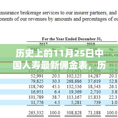 历史上的11月25日中国人寿佣金表深度解析与评测介绍