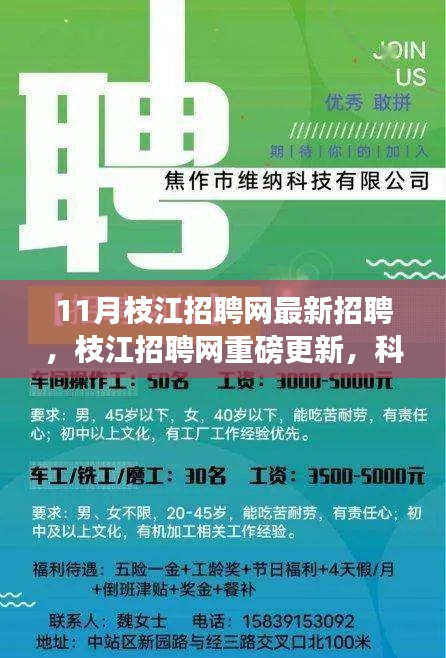 枝江招聘网最新科技招聘更新，引领未来求职新纪元