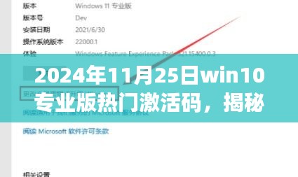 2024年11月25日win10专业版热门激活码，揭秘2024年Win10专业版全新激活码，科技重塑生活，体验未来办公新纪元