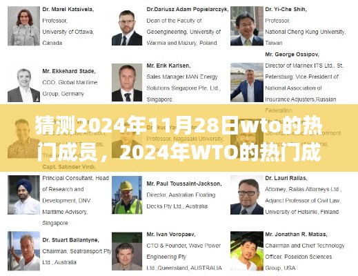 温馨预测之旅，探寻2024年WTO热门成员的未来展望