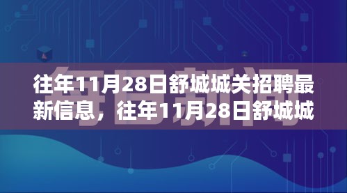 往年11月28日舒城城关招聘最新信息及汇总报告