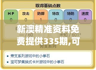 新澳精准资料免费提供335期,可依赖操作方案_CIJ49.487清晰版