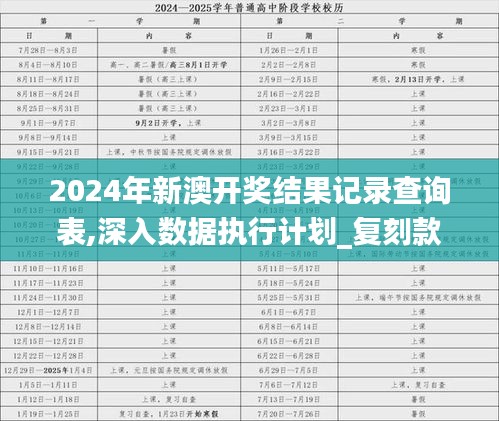 2024年新澳开奖结果记录查询表,深入数据执行计划_复刻款15.976-3