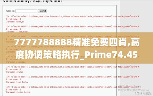 7777788888精准免费四肖,高度协调策略执行_Prime74.453-1